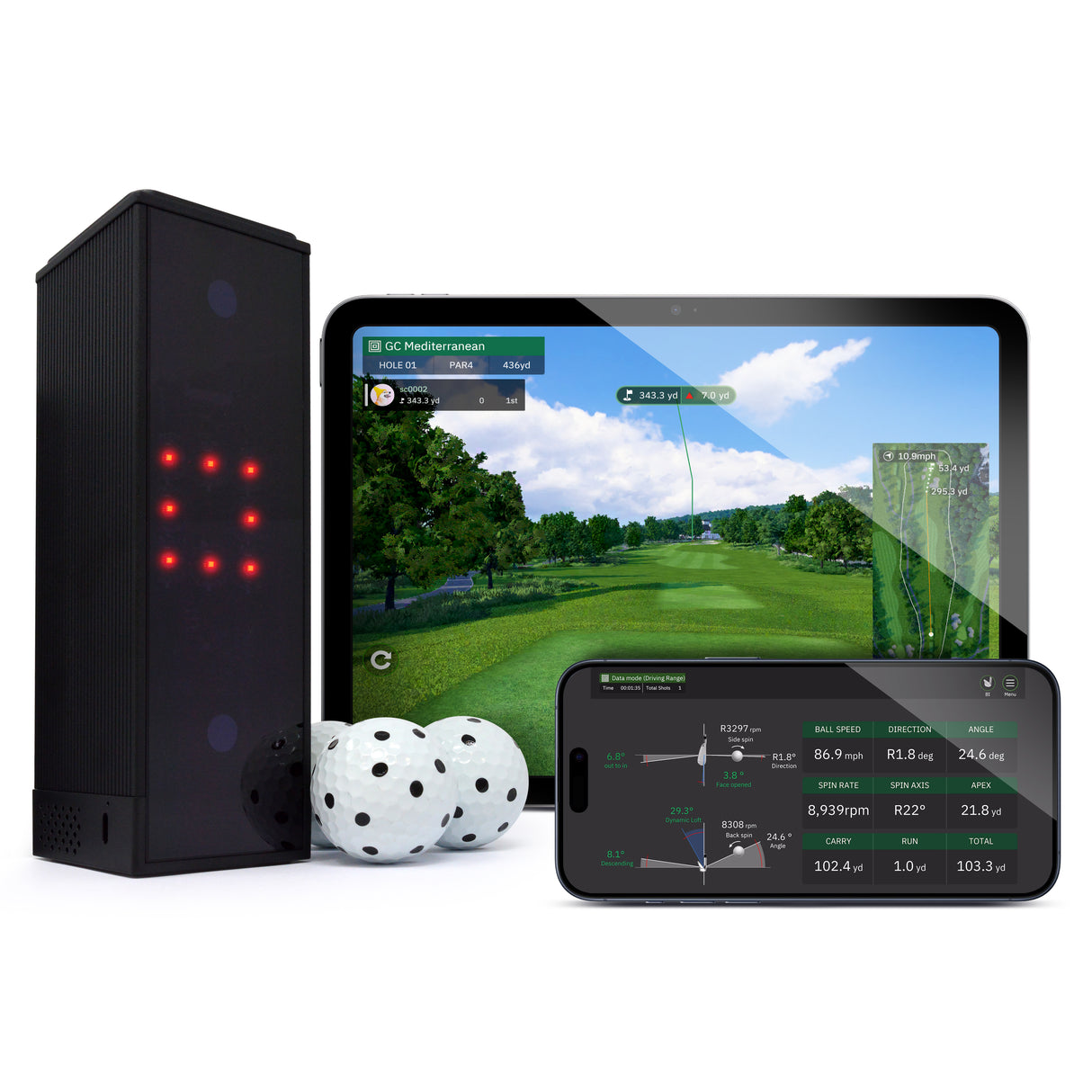 Moniteur de lancement SQUARE GOLF
