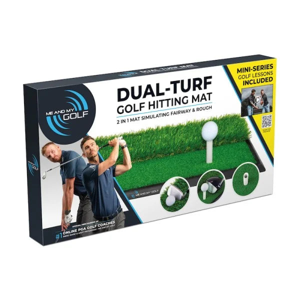 ME AND MY GOLF Dual Turf Tee Mat