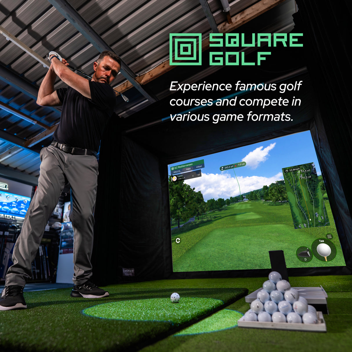 Moniteur de lancement SQUARE GOLF