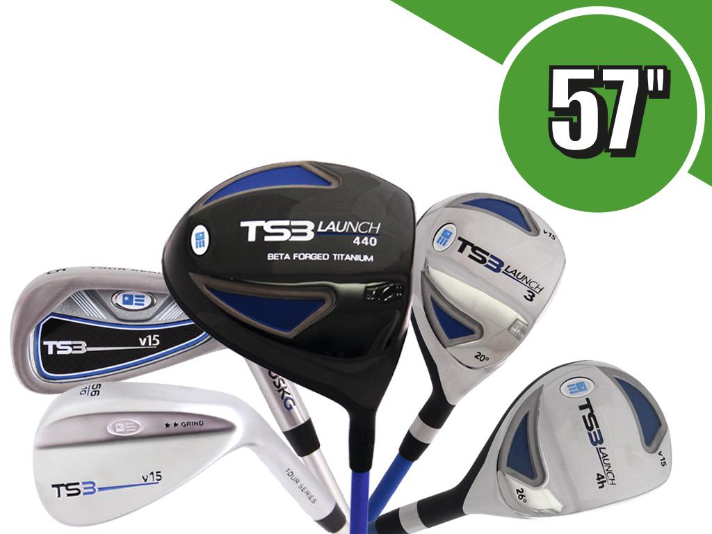 US Kids Golf Tour Series 57 LEFT-HANDED 10-piece club set