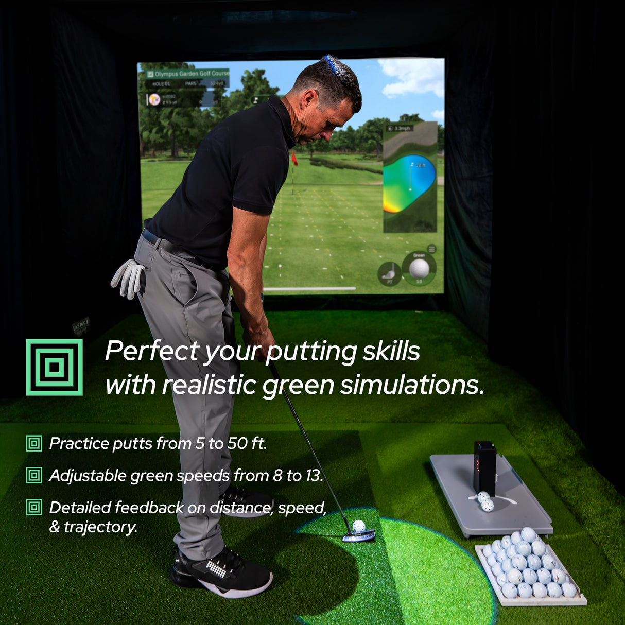 Moniteur de lancement SQUARE GOLF
