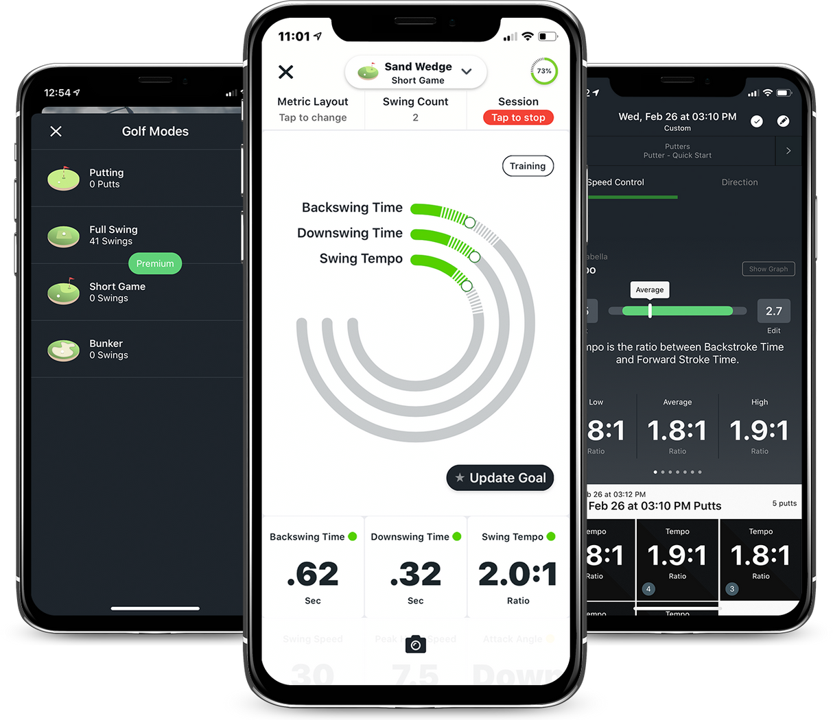 BLAST swing and shot analyzer