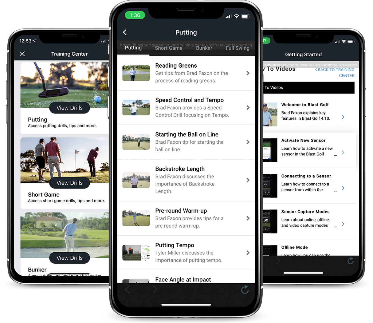 BLAST swing and shot analyzer