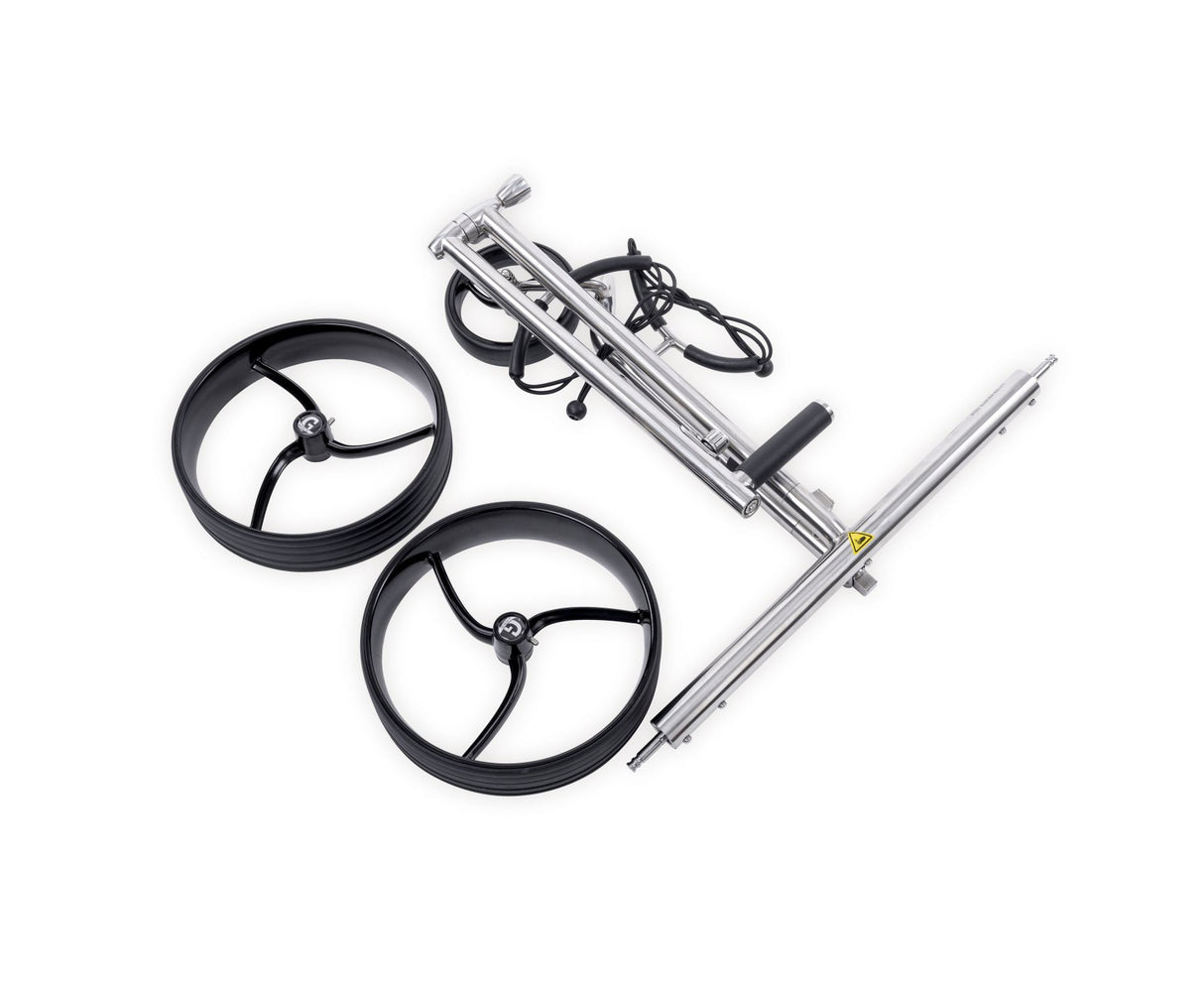 GALAXY stainless steel electric trolley model year 2025 including magnetic parking brake