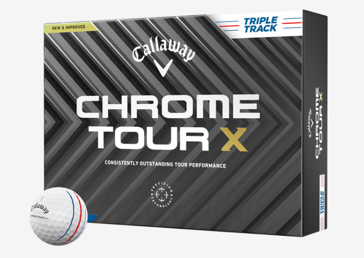 CALLAWAY Chrome Tour X Triple Track golf ball