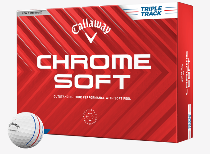 Balle de golf CALLAWAY Chrome Soft Triple Track