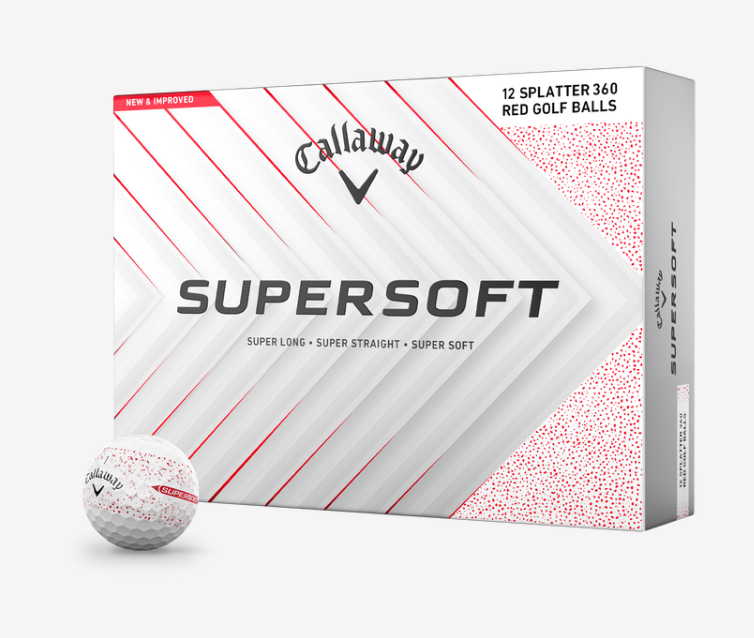CALLAWAY Golf Ball Supersoft Splatter 360
