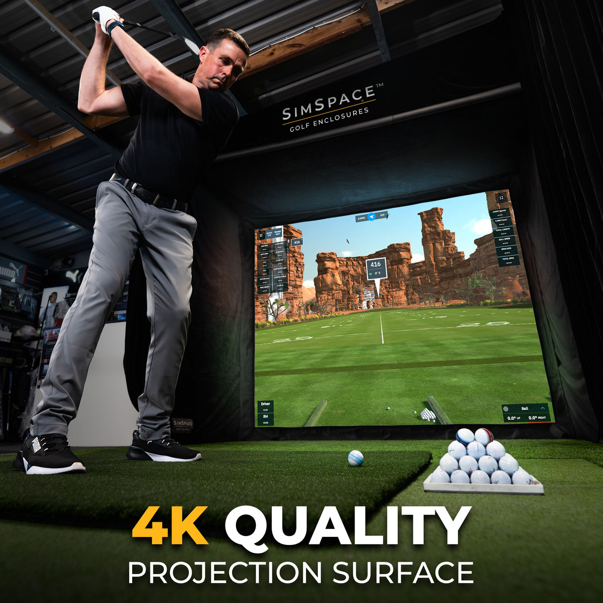 SimSpace Golf Simulator Cabin
