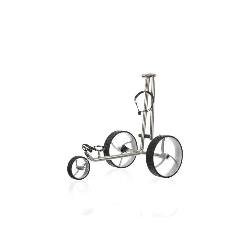 Trendgolf Push-Trolley Cushy S polished stainless steel