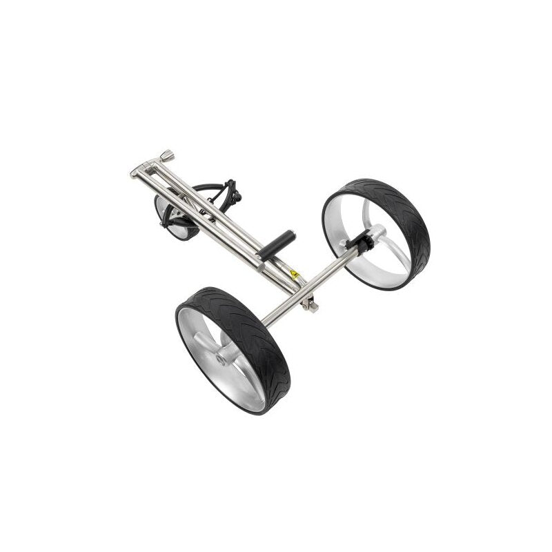 Trendgolf Push-Trolley Cushy S polished stainless steel