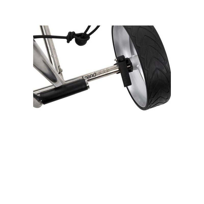 Trendgolf Push-Trolley Cushy S polished stainless steel