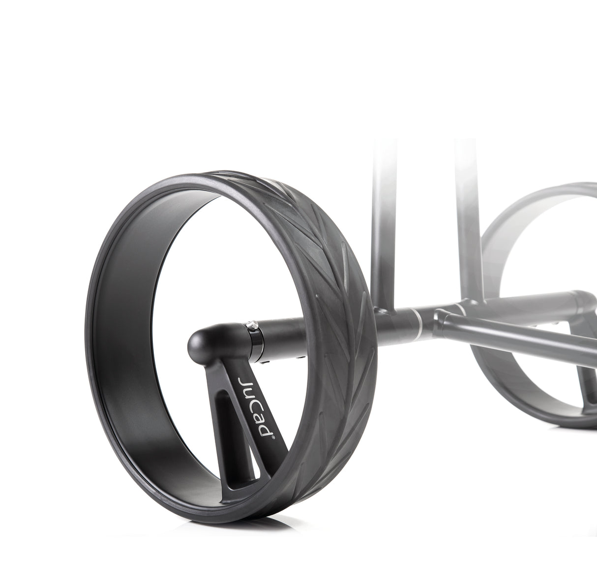 Chariot de golf électrique JuCad Phantom Titan noir sur noir 2.0