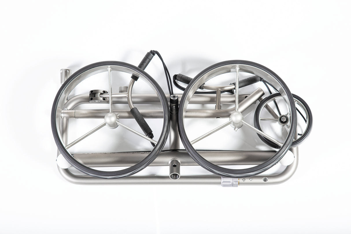 JuCad electric golf trolley drive SL Titan Travel 2.0 - our No. 1 - the best-selling electric trolley