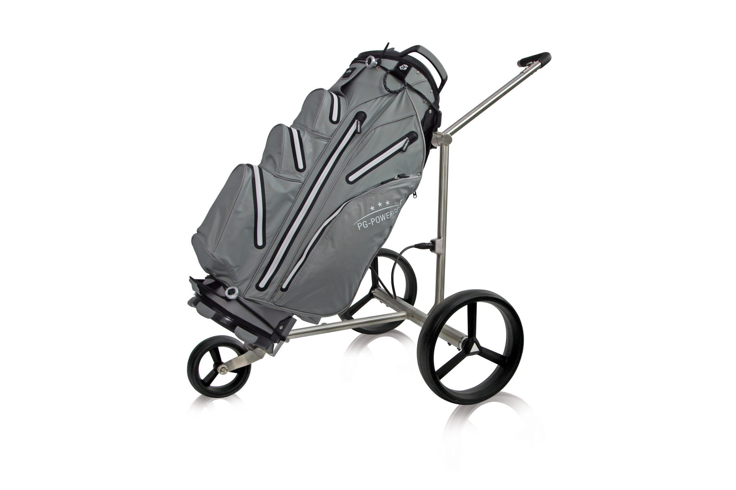 PG Powergolf electric golf trolley Nitro pure steel