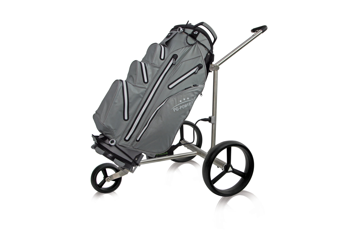 PG-Powergolf Elektro-Golftrolley Nitro Flat Steel