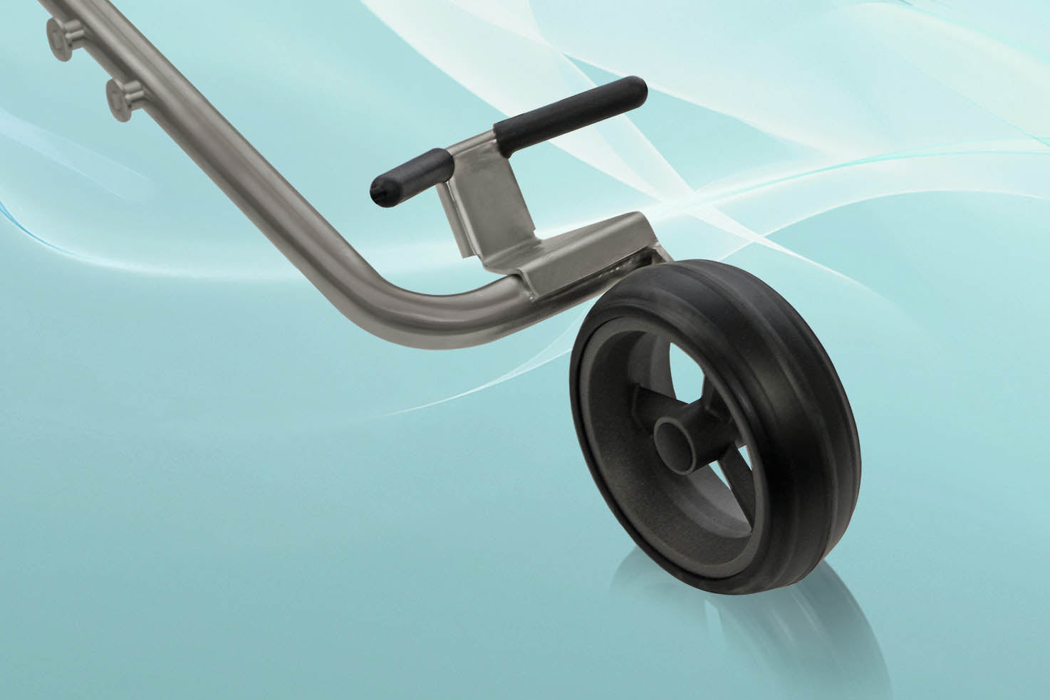 PG Powergolf Electric Golf Trolley Nitro Flat Titanium