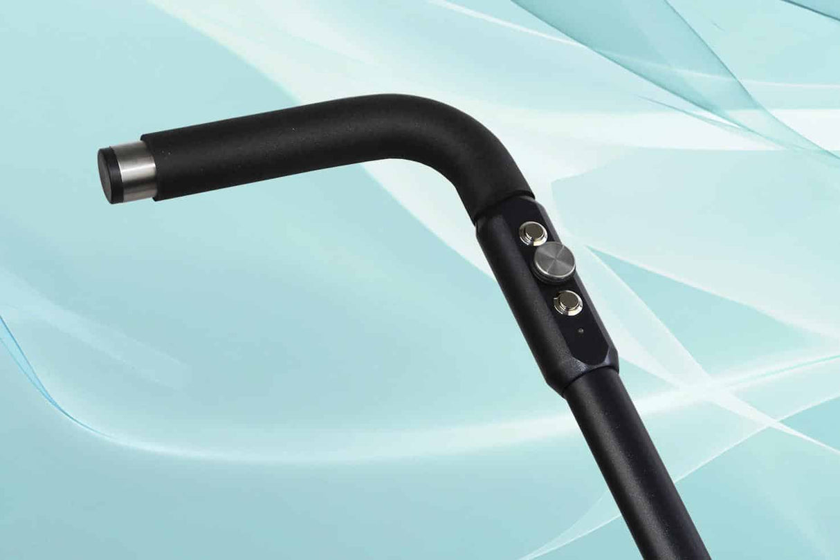 PG-Powergolf electric golf trolley Zorro flat steel black pearl