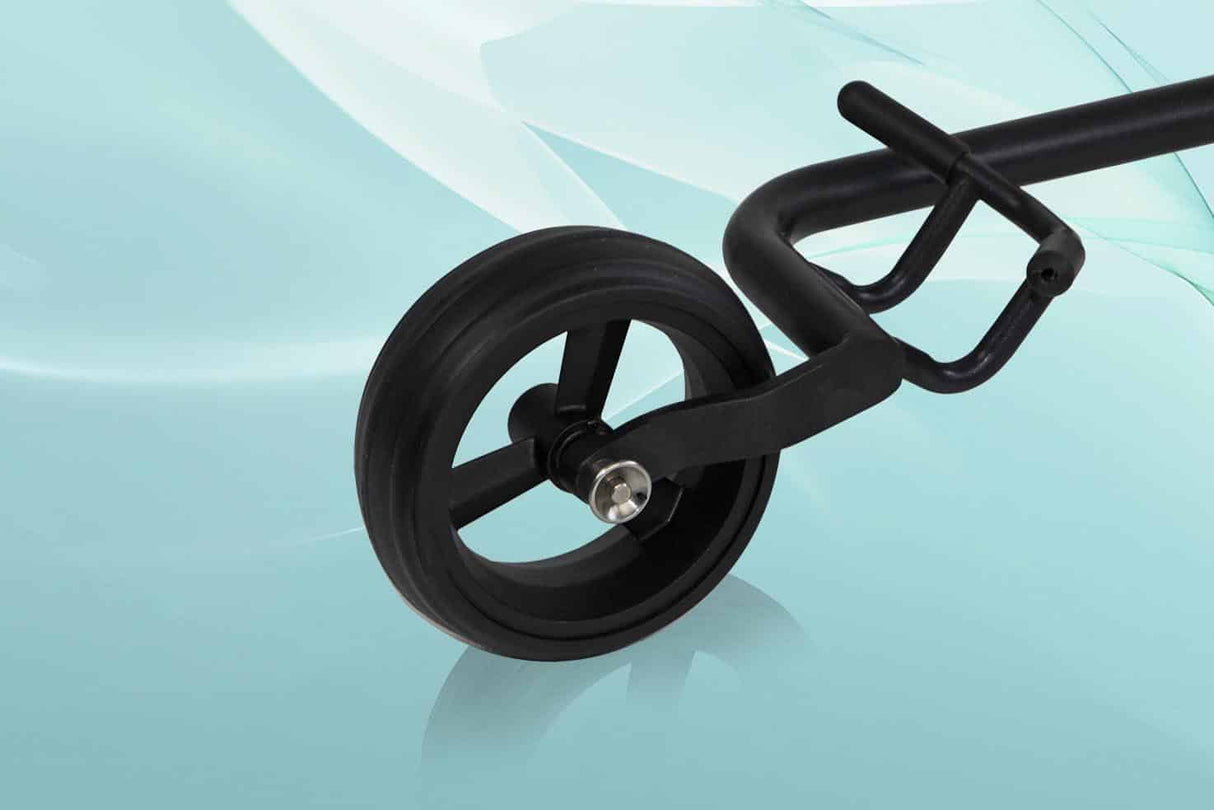 PG-Powergolf electric golf trolley Zorro flat steel black pearl