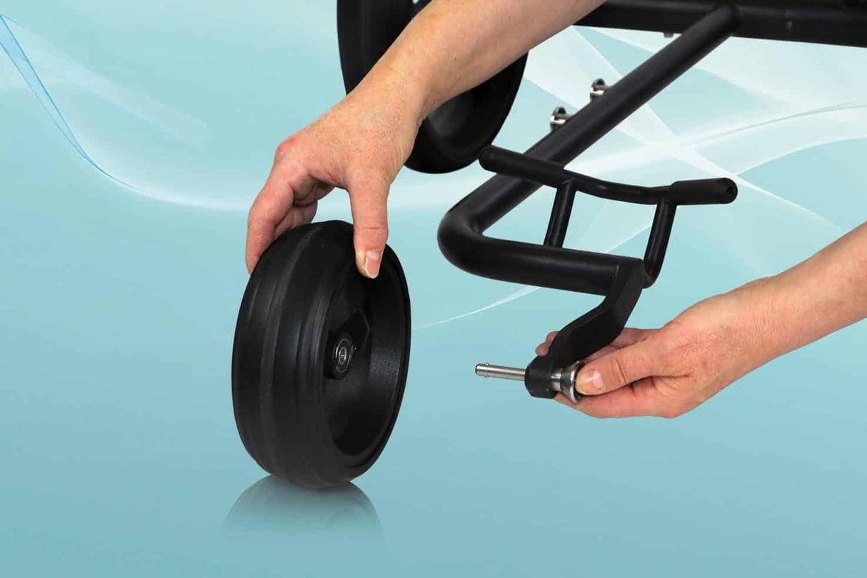 PG-Powergolf electric golf trolley Zorro flat steel black pearl