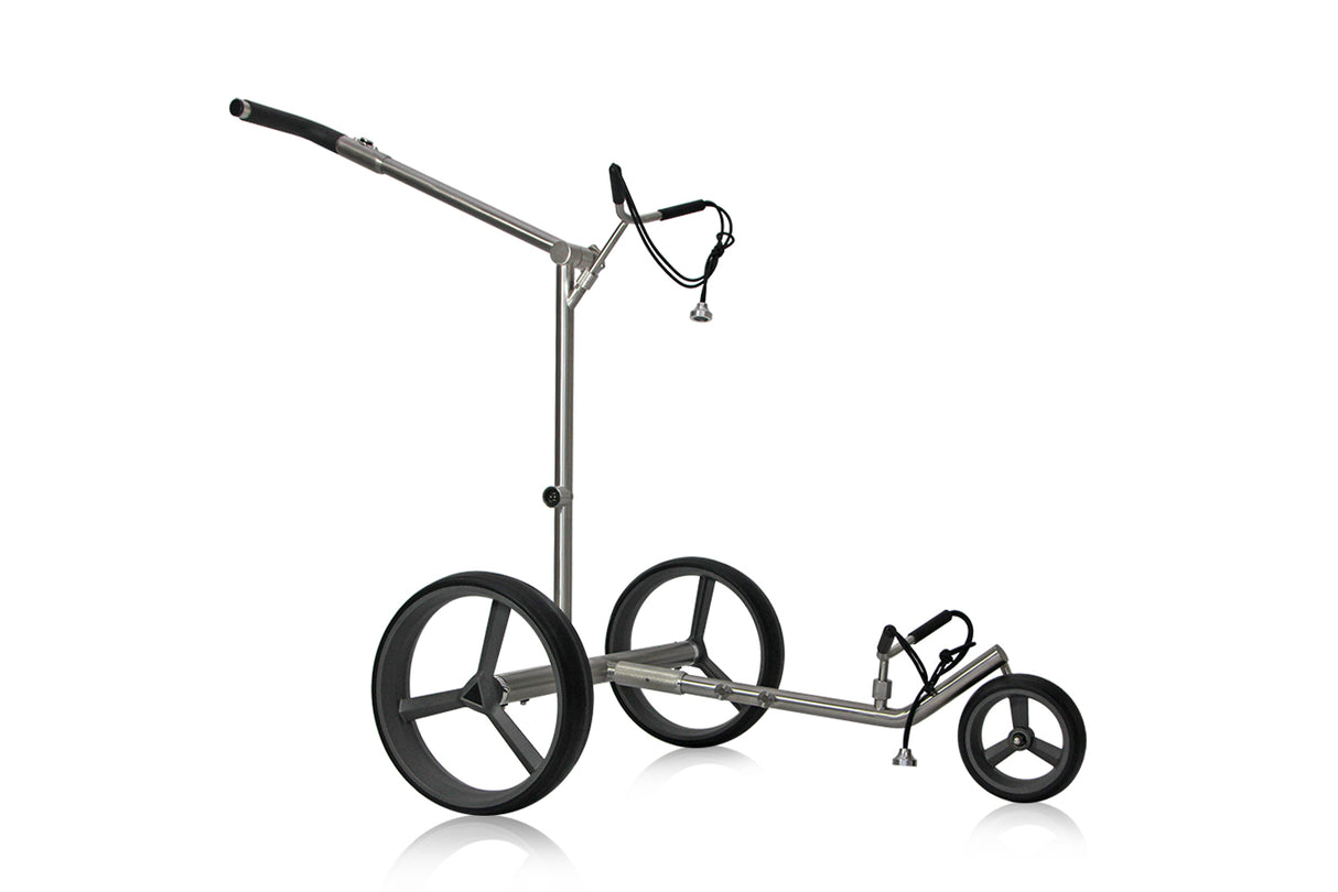 Chariot de golf électrique PG Powergolf SteelCad Zorro Click