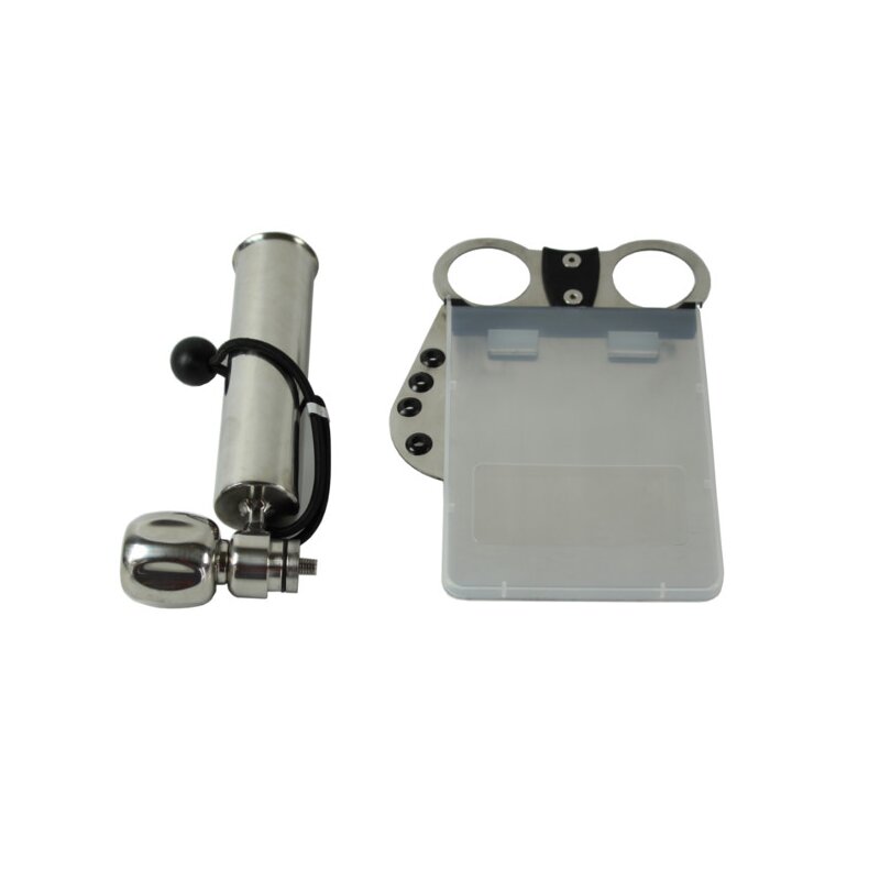 Trendgolf Push-Trolley Cushy S polished stainless steel