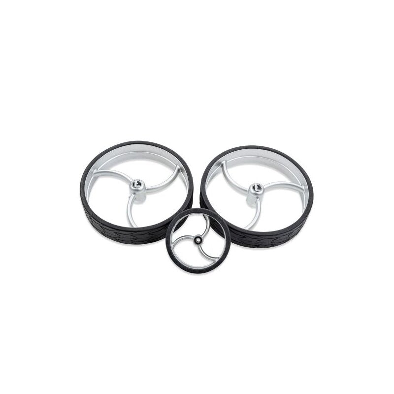 Trendgolf wheel set silver for streaker, walker, cushy, ranger