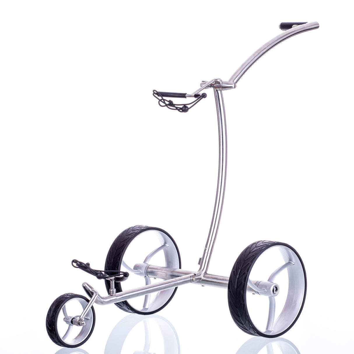 Trendgolf electric trolley walker model 2025 stainless steel, polished