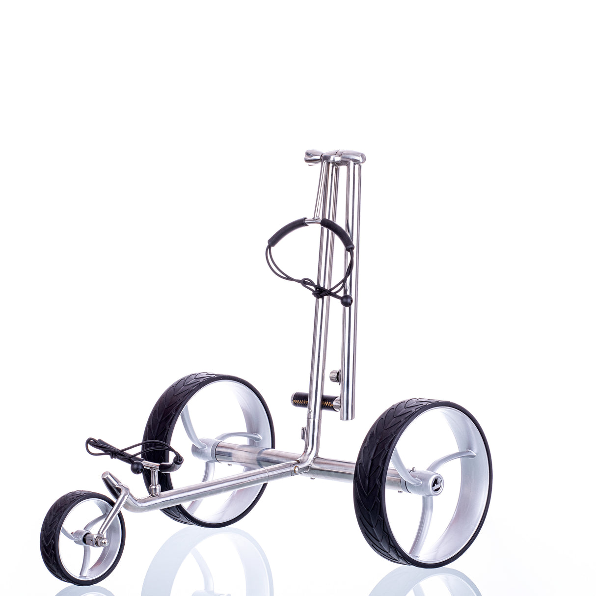 Trendgolf electric trolley walker S model 2025 stainless steel, polished