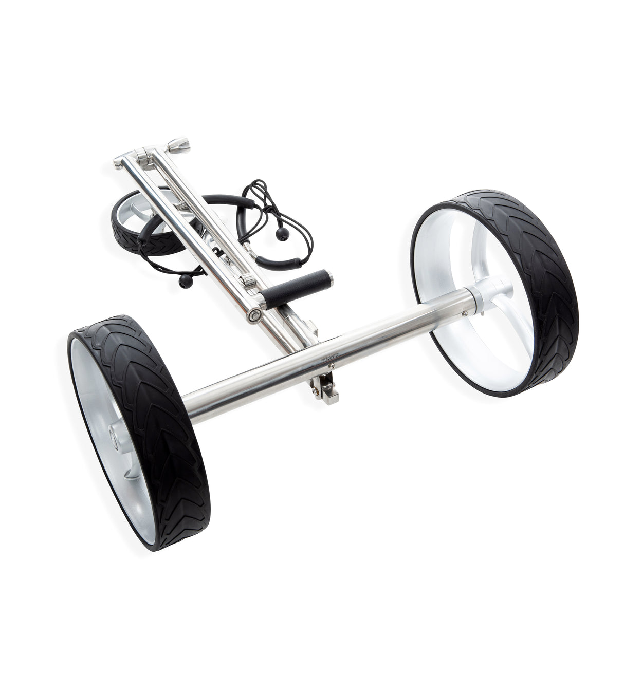 Trendgolf electric trolley walker S model 2025 stainless steel, polished