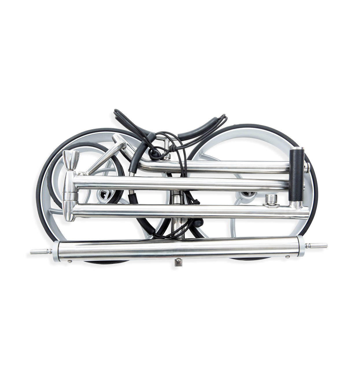 Trendgolf electric trolley walker S model 2025 stainless steel, polished