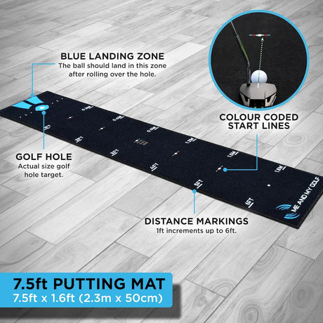 Tapis de putting pour balles cassantes ME AND MY GOLF