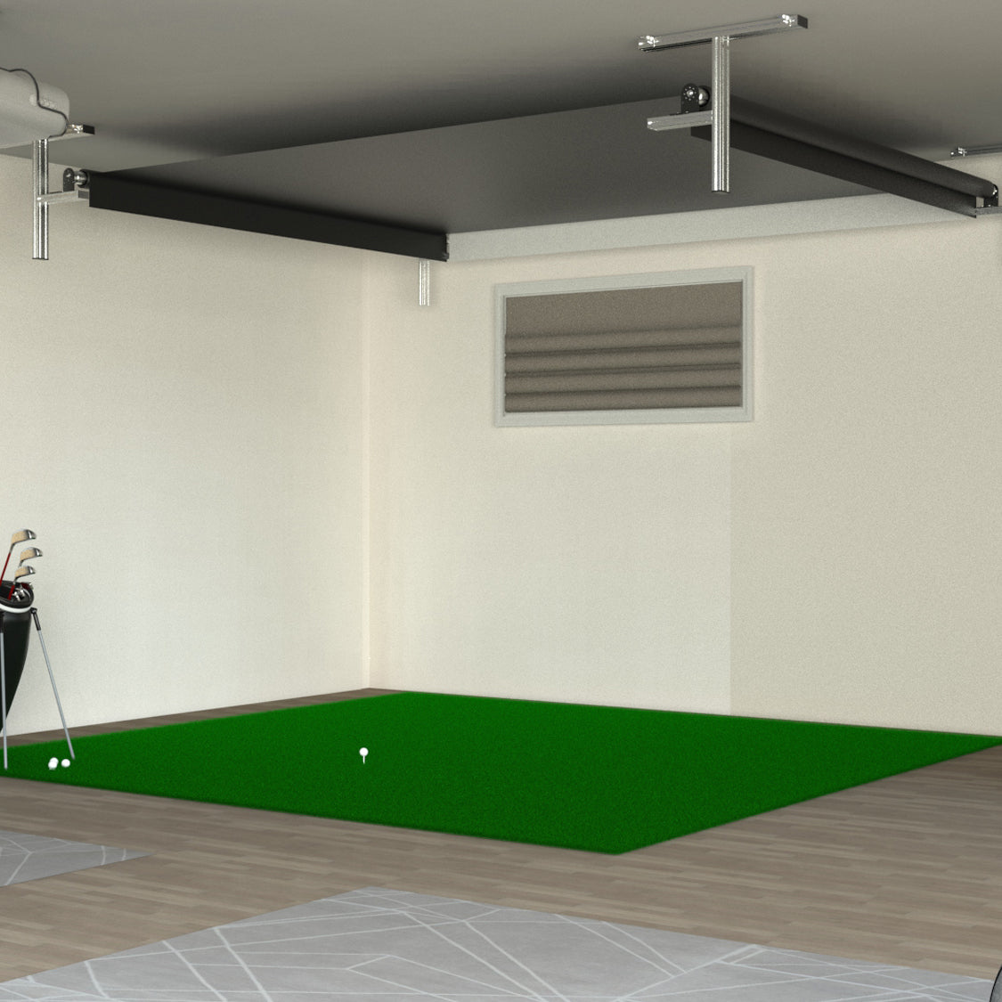 The SportScreen Vanish Series® | Einfahrbare Golfkabine