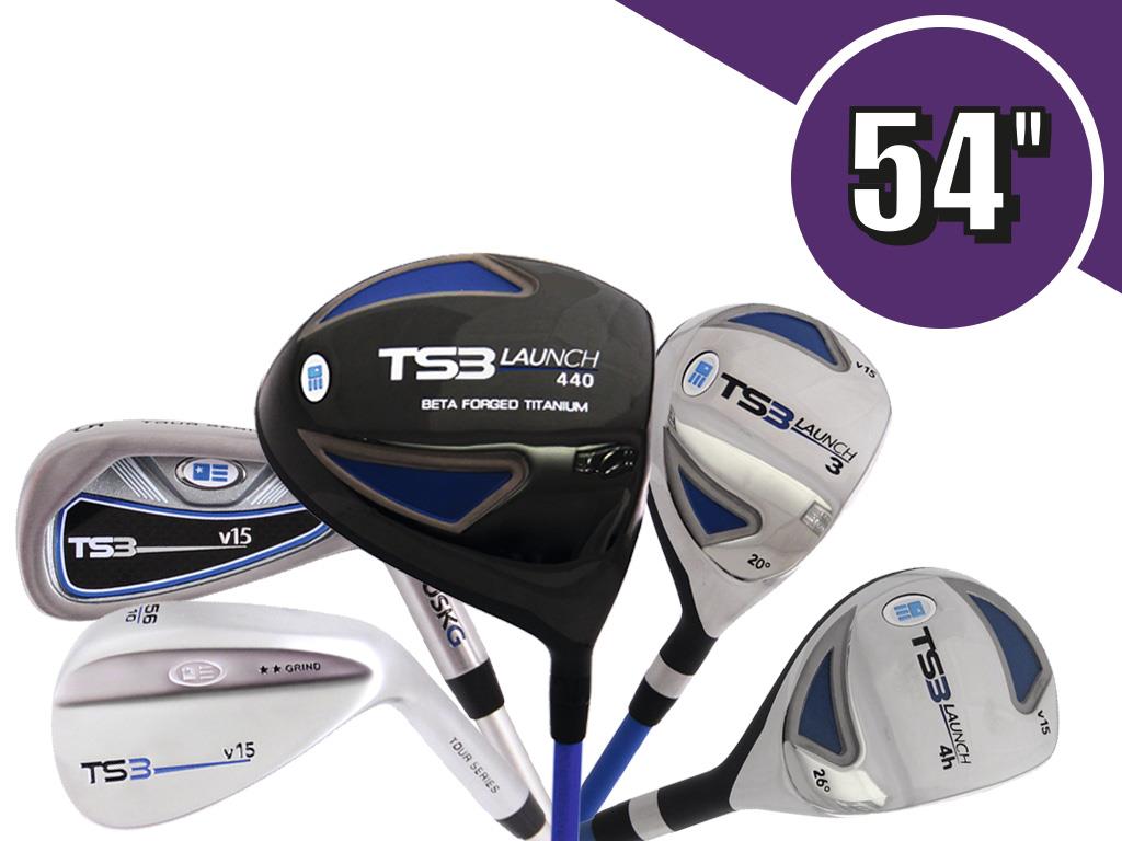 Ensemble de 10 clubs US Kids Golf Tour Series 54 pour gauchers