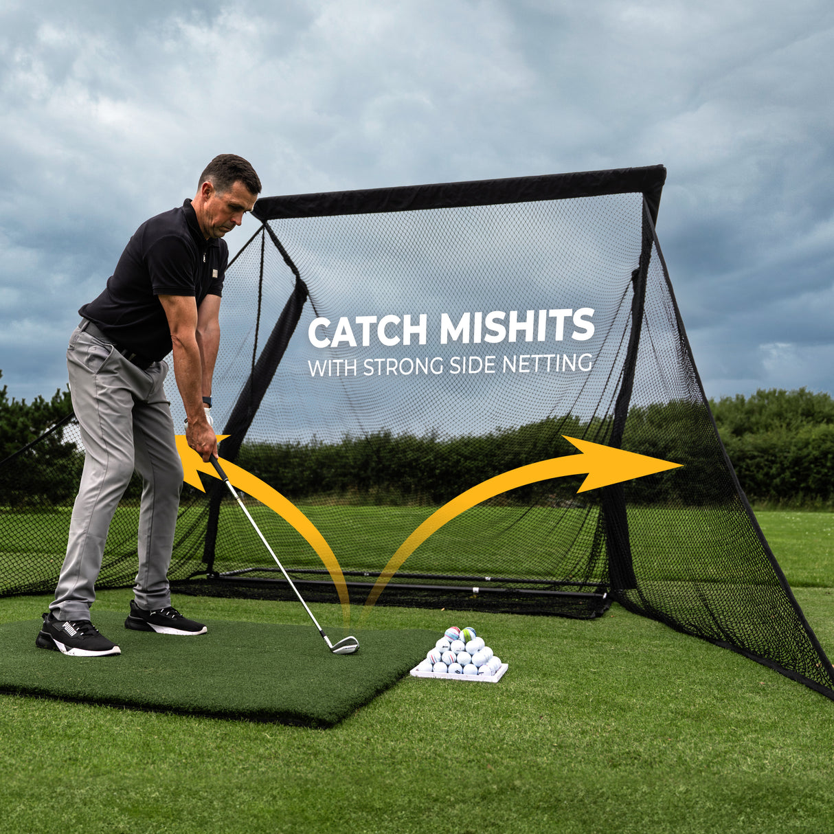 Filet de golf de luxe SIMSPACE pour la conduite à domicile