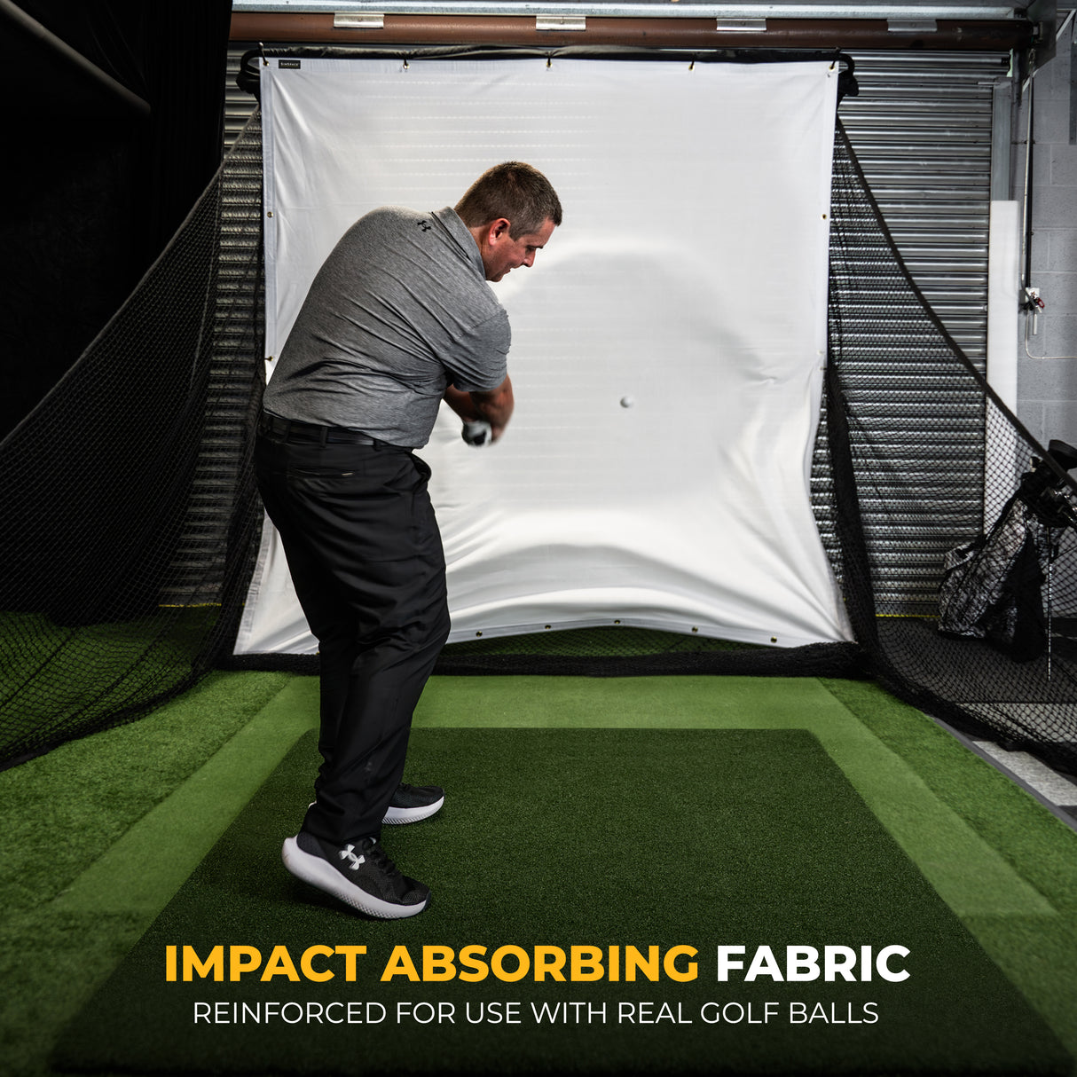 Filet de golf de luxe pour la maison SIMSPACE GOLF - Toile