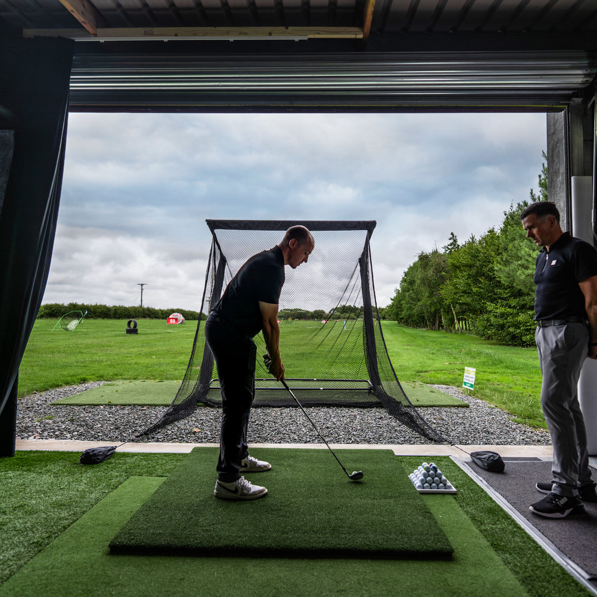Filet de golf de luxe SIMSPACE pour la conduite à domicile