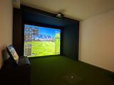ARCADIA Premium Golfsimulator – Trackman iO Complete Komplettsystem auf Maß