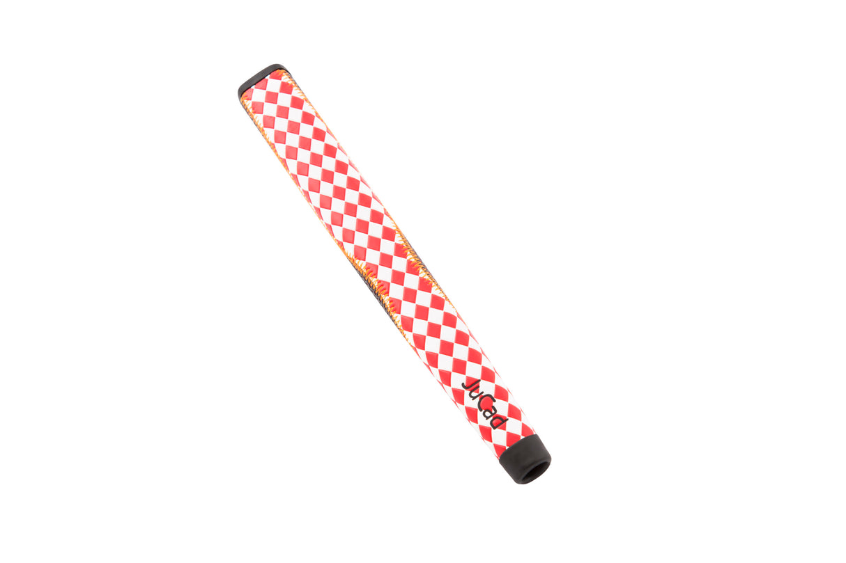 JuCad Putter X900 - stainless steel with Jucad Jumbo putter grip white pin