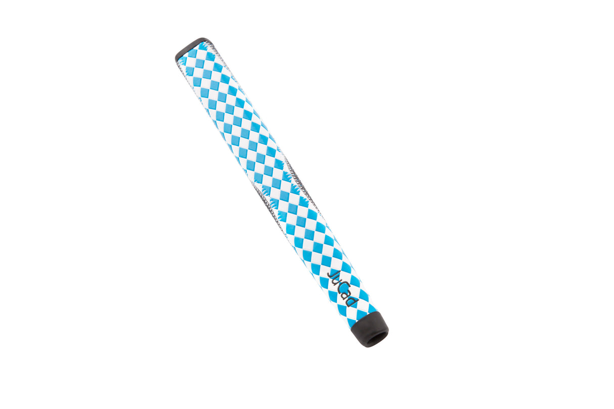 JuCad Putter X900 - stainless steel with Jucad Jumbo putter grip white pin