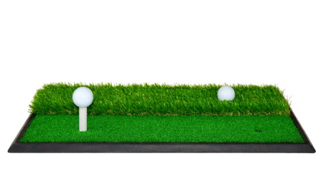 PGA TOUR Launch Pad 2 in 1 Golf Practice and Tee Mat