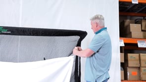 NET RETURN Flex Simulator Leinwand