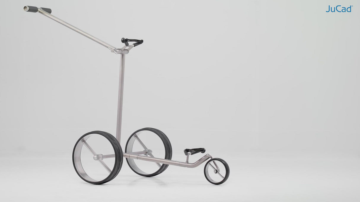 JuCad golf trolley Ghost Titan - foldable push trolley with comfort grip