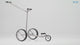 JuCad golf trolley Ghost Titan - foldable push trolley with comfort grip