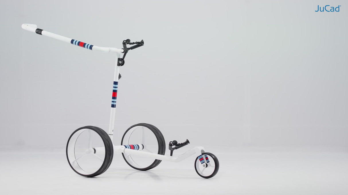 JuCad electric golf trolley Carbon Travel Racing 2.0 - the sporty carbon trolley in a limited edition