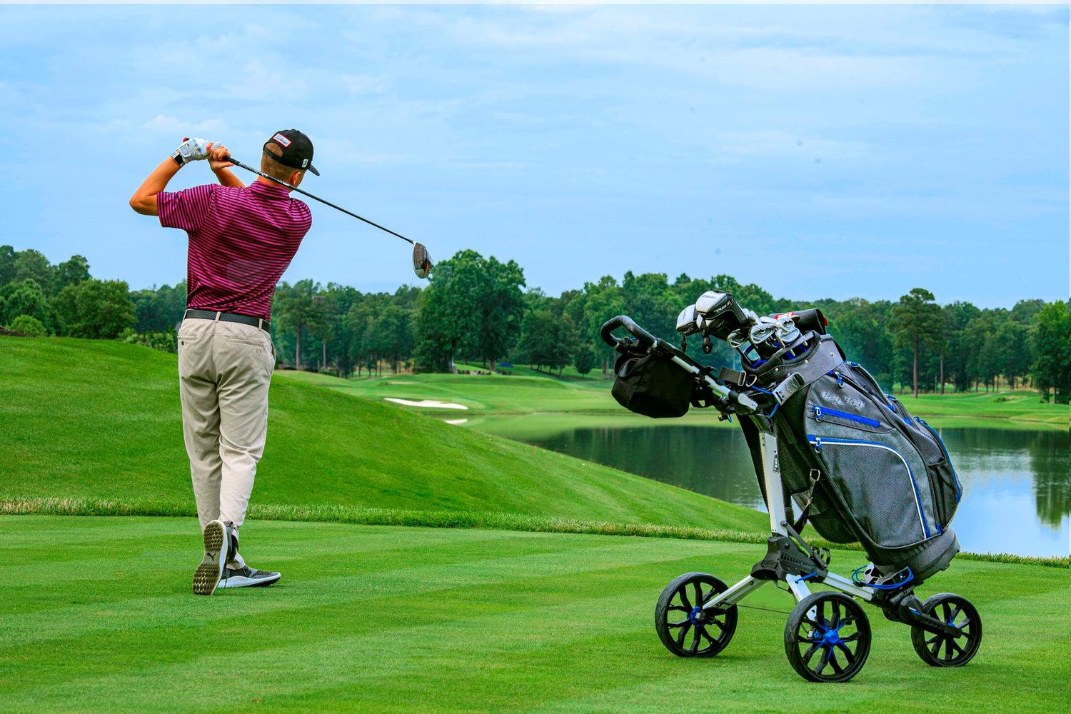 BagBoy 3-Rad Golftrolley NITRON