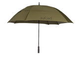 Parapluie de golf télescopique coupe-vent JuCad avec tige de parapluie