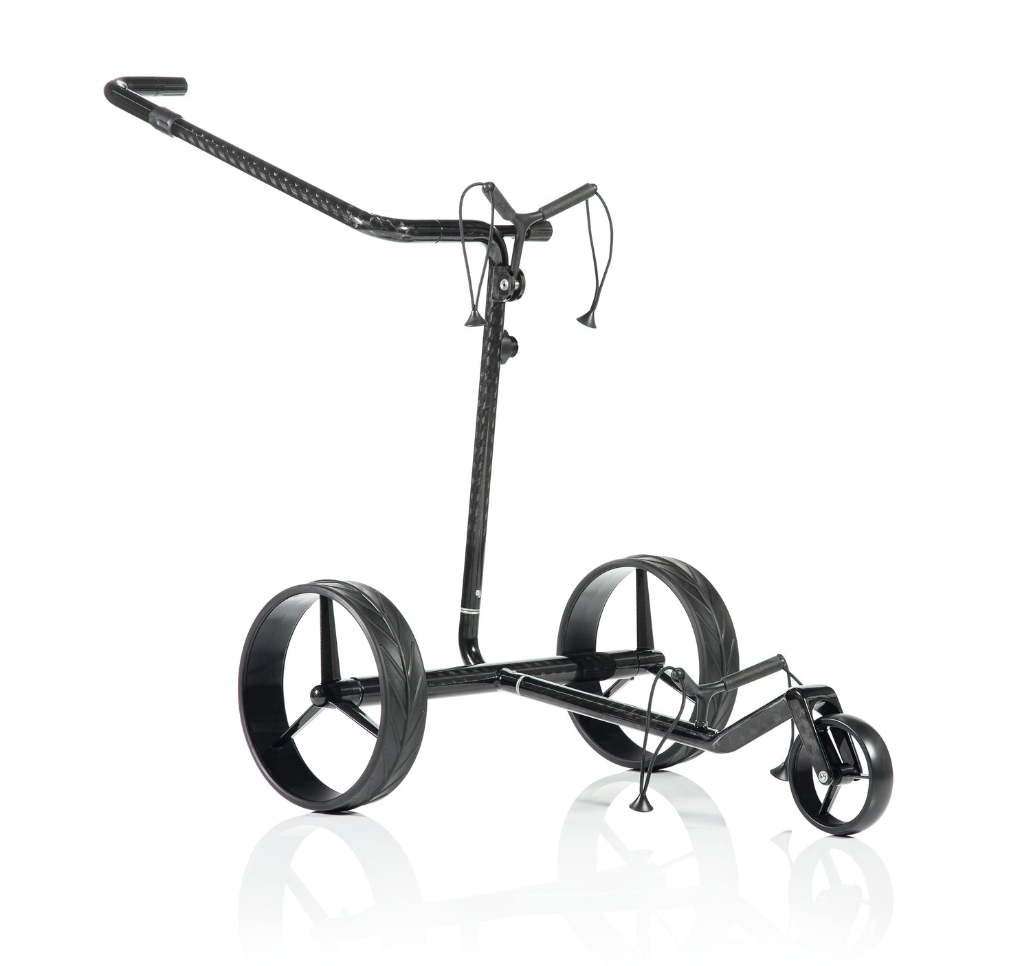 JuCad Elektro-Golftrolley CARBON TRAVEL 2.0 Schwarz