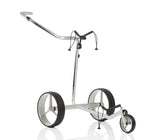 JuCad Elektro-Golftrolley CARBON TRAVEL 2.0 Silber-Schwarz