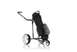 JuCad Golftrolley Carbon Zebra 3-rädrig - Matt lackiert im 3-K Design