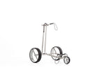 Chariot de golf JuCad Ghost Titan - chariot à pousser pliable avec poignée confortable